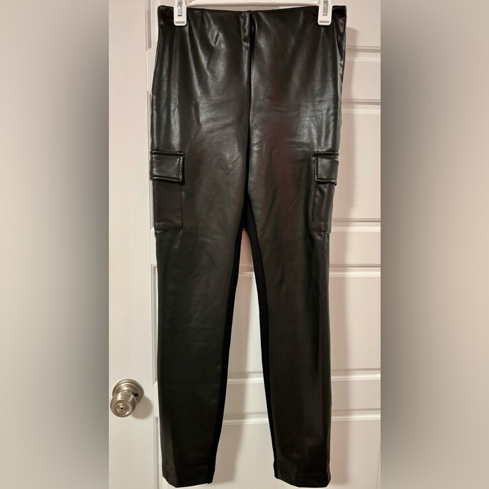 Calvin Klein Black Cargo Leggings